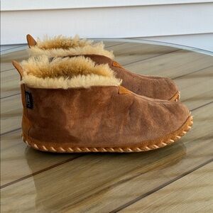 L.L. Bean Brown Suede Slip-On Loafers